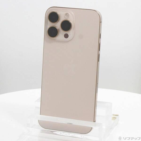 〔中古〕Apple(アップル) iPhone16 Pro Max 256GB デザートチタニウム MYWJ3J／A SIMフリー〔198-ud〕 | 