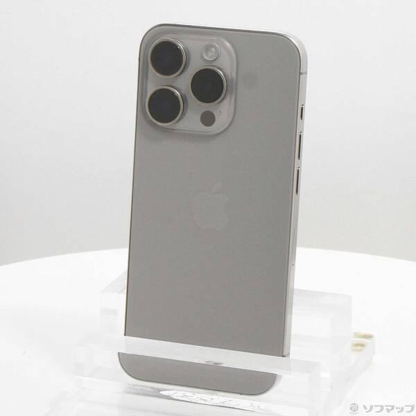 〔中古〕Apple(アップル) iPhone15 Pro 256GB ナチュラルチタニウム MTUF3J／A SIMフリー〔377-ud〕 | 