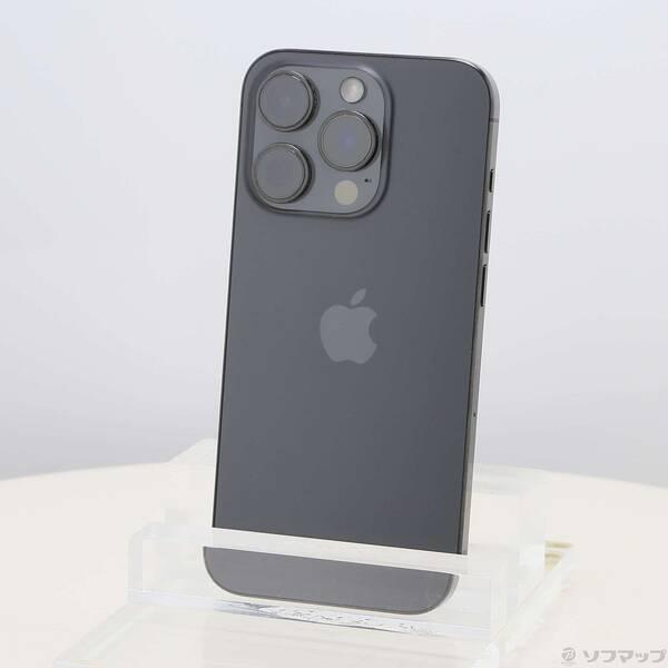 〔中古〕Apple(アップル) iPhone15 Pro 256GB ブラックチタニウム MTUC3J／A SIMフリー〔377-ud〕 | 
