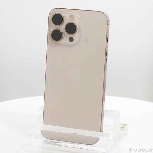 〔中古〕Apple(アップル) iPhone16 Pro Max 256GB デザートチタニウム MYWJ3J／A SIMフリー〔198-ud〕 | 