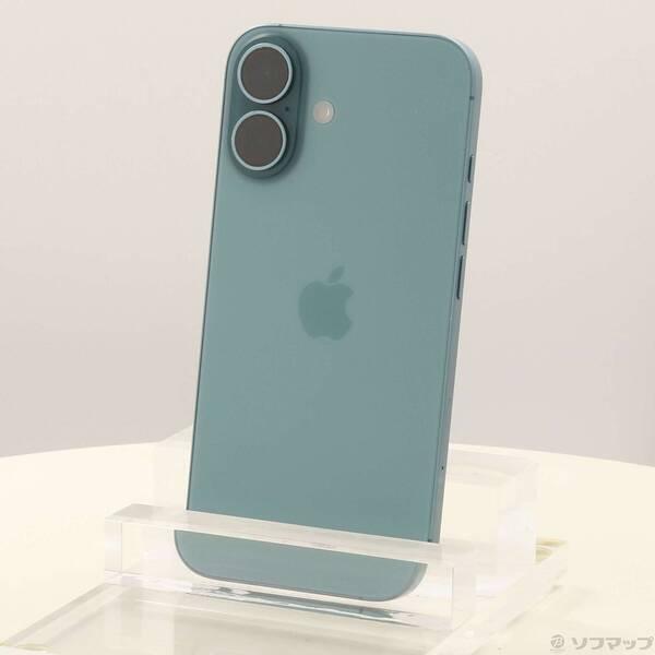 〔中古〕Apple(アップル) iPhone16 256GB ティール MYE13J／A SIMフリー〔305-ud〕 | 