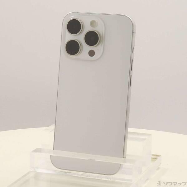 〔中古〕Apple(アップル) iPhone15 Pro 128GB ホワイトチタニウム MTU83J／A SIMフリー〔377-ud〕 | 