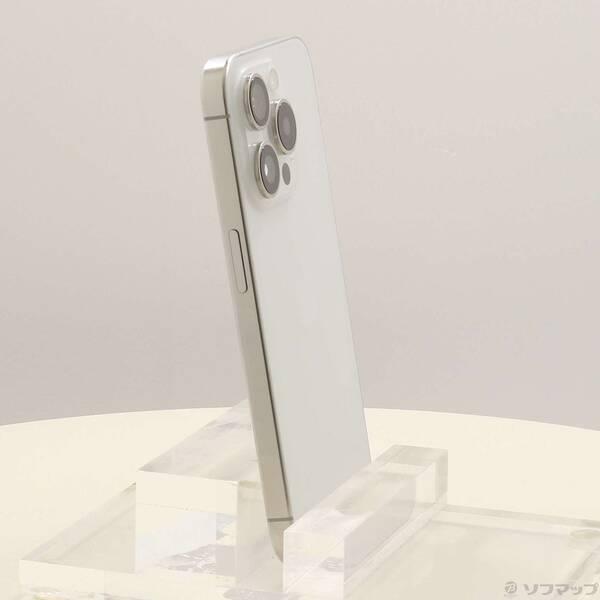 〔中古〕Apple(アップル) iPhone15 Pro 128GB ホワイトチタニウム MTU83J／A SIMフリー〔377-ud〕 |  | 03