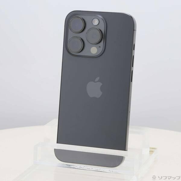 〔中古〕Apple(アップル) iPhone15 Pro 128GB ブラックチタニウム MTU73J／A SIMフリー〔276-ud〕 | 