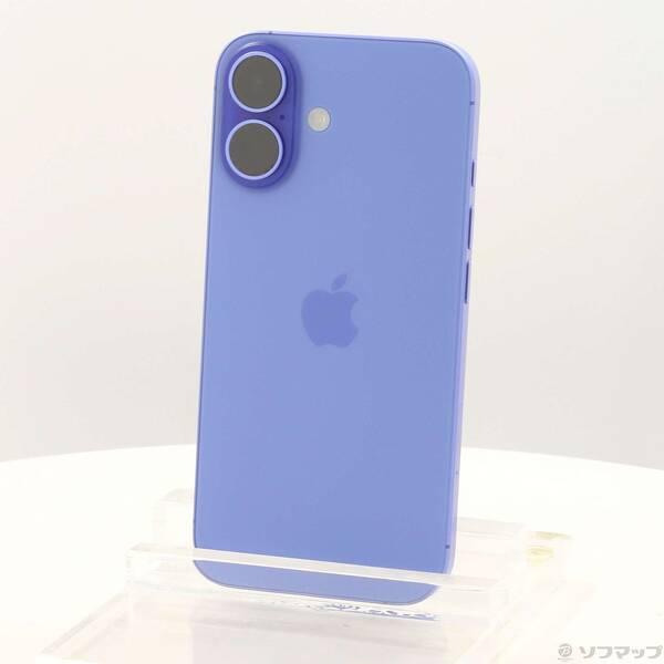 〔中古〕Apple(アップル) iPhone16 128GB ウルトラマリン MYDU3J／A SIMフリー〔305-ud〕 | 