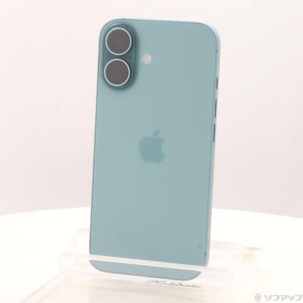〔中古〕Apple(アップル) iPhone16 128GB ティール MYDV3J／A SIMフリー〔198-ud〕 | 