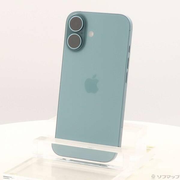 〔中古〕Apple(アップル) iPhone16 128GB ティール MYDV3J／A SIMフリー〔269-ud〕 | 