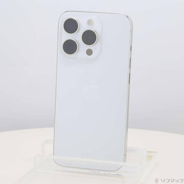 〔中古〕Apple(アップル) iPhone15 Pro 256GB ホワイトチタニウム MTUD3J／A SIMフリー〔269-ud〕 | 