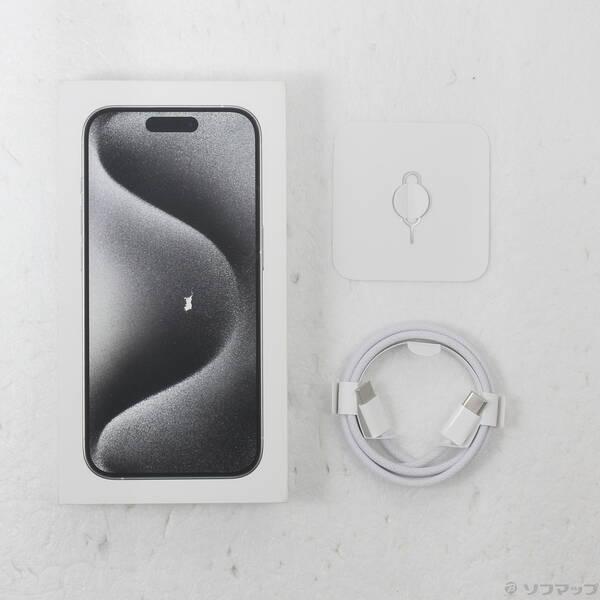 〔中古〕Apple(アップル) iPhone15 Pro 256GB ホワイトチタニウム MTUD3J／A SIMフリー〔269-ud〕 |  | 04