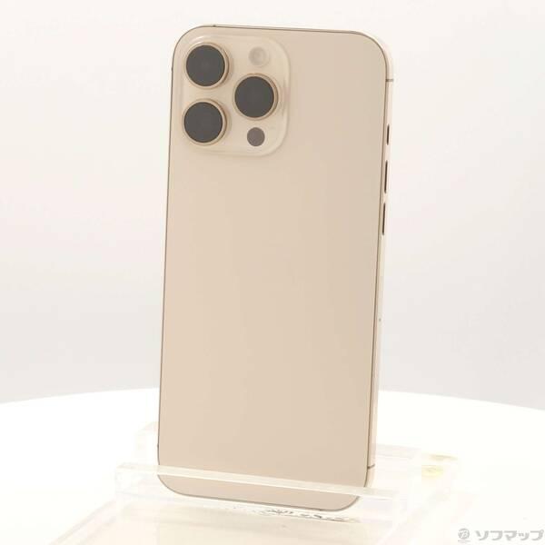 〔中古〕Apple(アップル) iPhone16 Pro Max 256GB デザートチタニウム MYWJ3J／A SIMフリー〔377-ud〕 | 