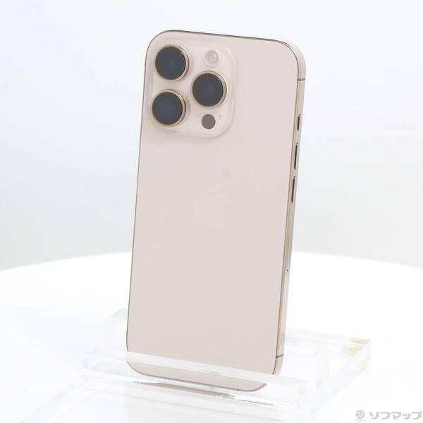 〔中古〕Apple(アップル) iPhone16 Pro 256GB デザートチタニウム MYN23J／A SIMフリー〔269-ud〕 | 