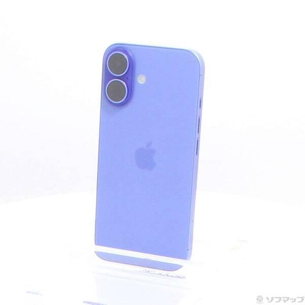 〔中古〕Apple(アップル) iPhone16 128GB ウルトラマリン MYDU3J／A SIMフリー〔262-ud〕 | 