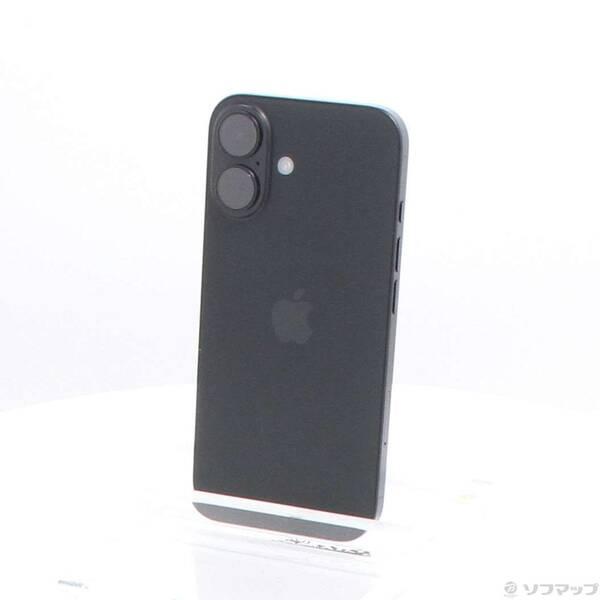 〔中古〕Apple(アップル) iPhone16 256GB ブラック MYDW3J／A SIMフリー〔295-ud〕 | 