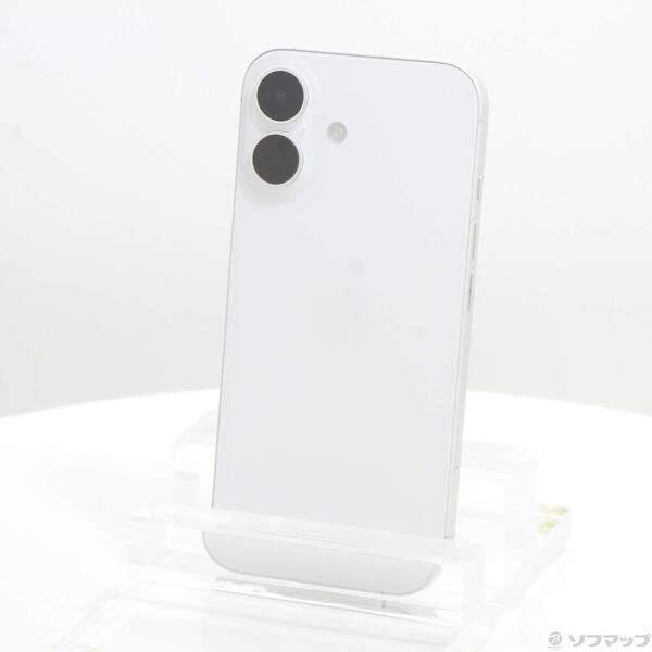 〔中古〕Apple(アップル) iPhone16 128GB ホワイト MYDR3J／A SIMフリー〔258-ud〕 | 
