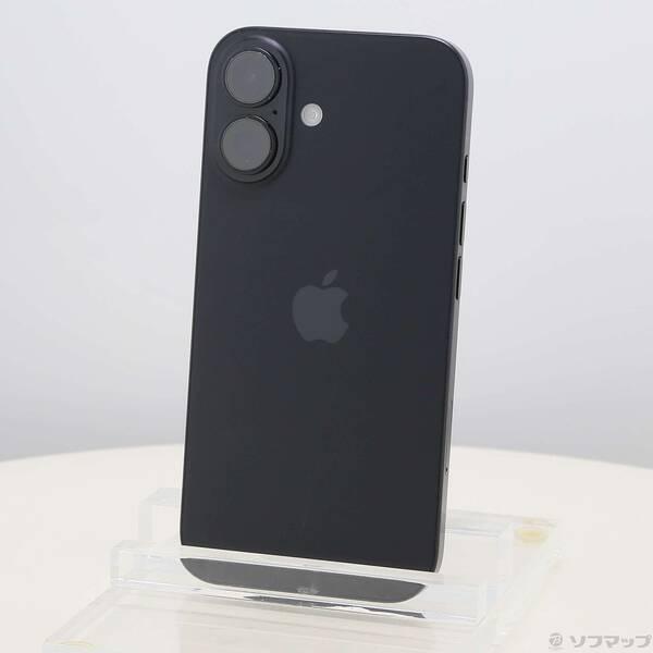 〔中古〕Apple(アップル) iPhone16 128GB ブラック MYDQ3J／A SIMフリー〔258-ud〕 | 
