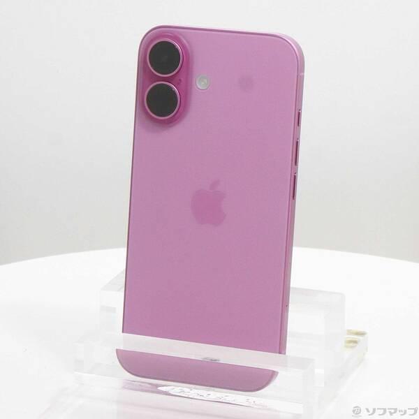 〔中古〕Apple(アップル) iPhone16 256GB ピンク MYDY3J／A SIMフリー〔349-ud〕 | 