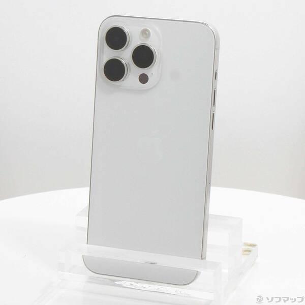 〔中古〕Apple(アップル) iPhone15 Pro Max 256GB ホワイトチタニウム MU6Q3J／A SIMフリー〔348-ud〕 | 