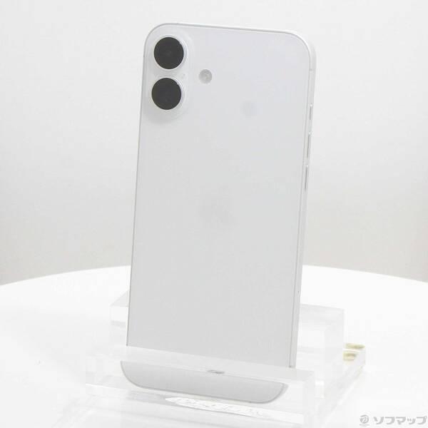 〔中古〕Apple(アップル) iPhone16 Plus 256GB ホワイト MXVH3J／A SIMフリー〔377-ud〕 | 