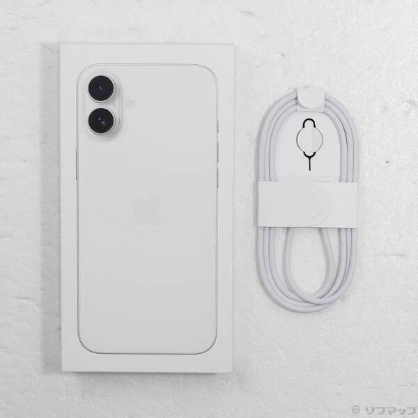 〔中古〕Apple(アップル) iPhone16 Plus 256GB ホワイト MXVH3J／A SIMフリー〔377-ud〕 |  | 04