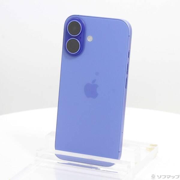 〔中古〕Apple(アップル) iPhone16 256GB ウルトラマリン MYE03J／A SIMフリー〔251-ud〕 | 