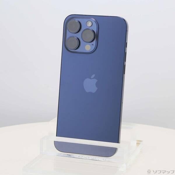 〔中古〕Apple(アップル) iPhone15 Pro Max 256GB ブルーチタニウム MU6T3J／A SIMフリー〔276-ud〕 | 