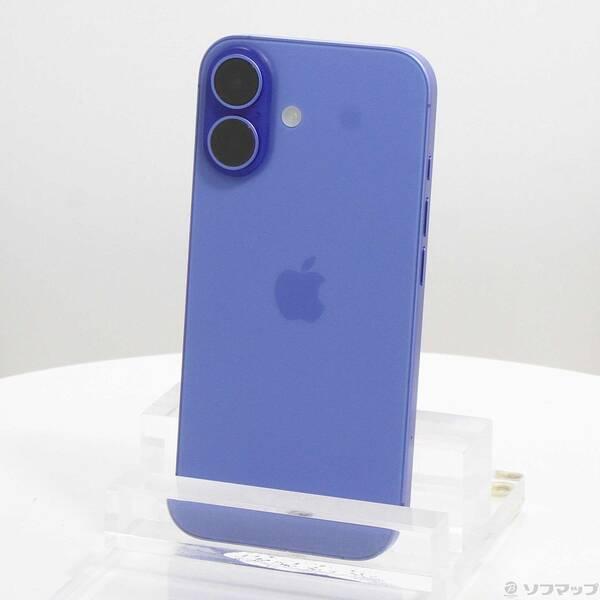 〔中古〕Apple(アップル) iPhone16 128GB ウルトラマリン MYDU3J／A SIMフリー〔348-ud〕 | 