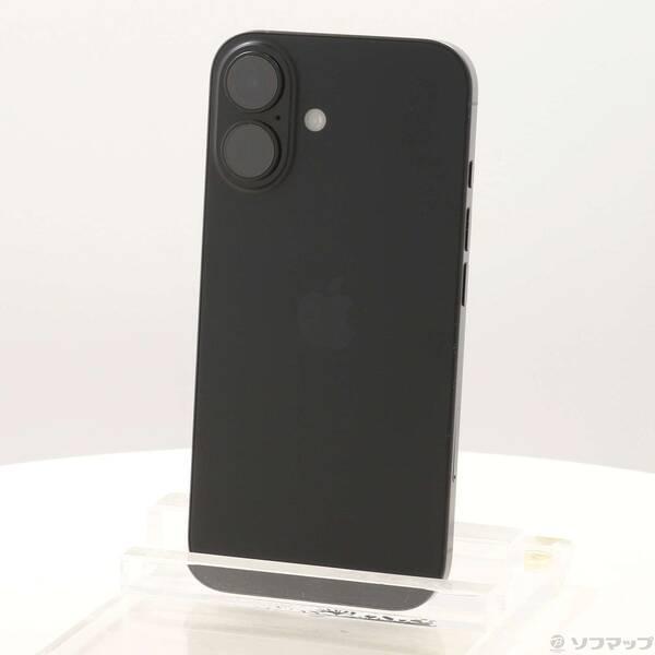 〔中古〕Apple(アップル) iPhone16 128GB ブラック MYDQ3J／A SIMフリー〔297-ud〕 | 