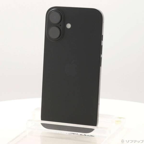 〔中古〕Apple(アップル) iPhone16 128GB ブラック MYDQ3J／A SIMフリー〔269-ud〕 | 