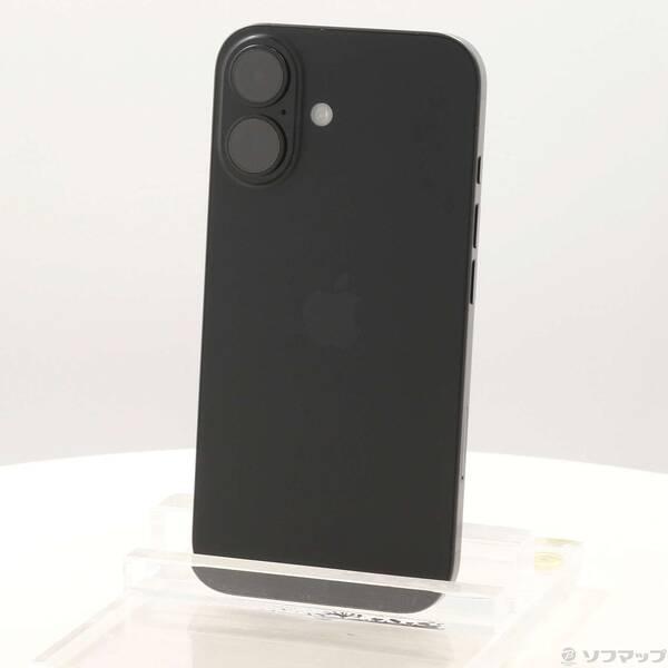 〔中古〕Apple(アップル) iPhone16 128GB ブラック MYDQ3J／A SIMフリー〔262-ud〕 | 