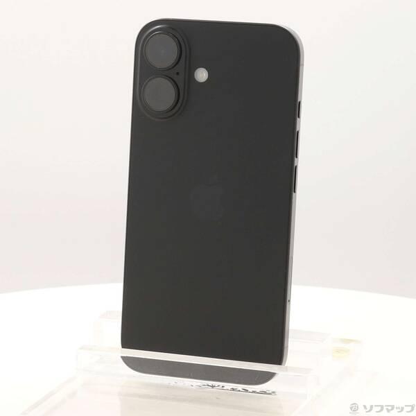 〔中古〕Apple(アップル) iPhone16 128GB ブラック MYDQ3J／A SIMフリー〔349-ud〕 | 
