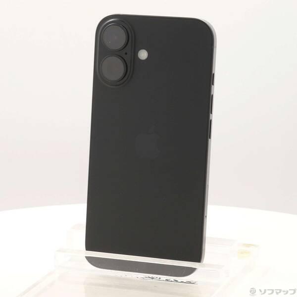 〔中古〕Apple(アップル) iPhone16 128GB ブラック MYDQ3J／A SIMフリー〔198-ud〕 | 