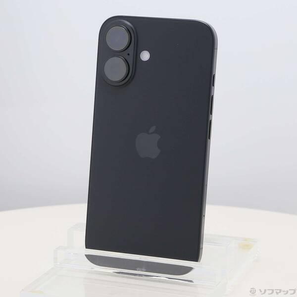 〔中古〕Apple(アップル) iPhone16 128GB ブラック MYDQ3J／A SIMフリー〔305-ud〕 | 