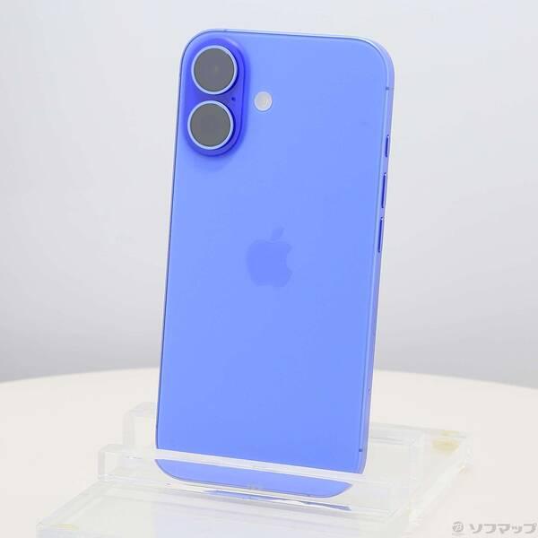 〔中古〕Apple(アップル) iPhone16 128GB ウルトラマリン MYDU3J／A SIMフリー〔371-ud〕 | 