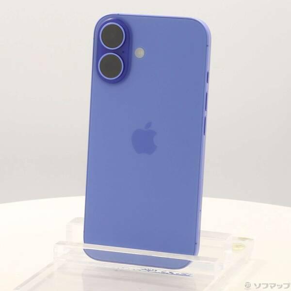 〔中古〕Apple(アップル) iPhone16 128GB ウルトラマリン MYDU3J／A SIMフリー〔297-ud〕 | 