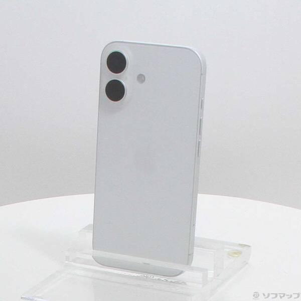 〔中古〕Apple(アップル) iPhone16 128GB ホワイト MYDR3J／A SIMフリー〔295-ud〕 | 