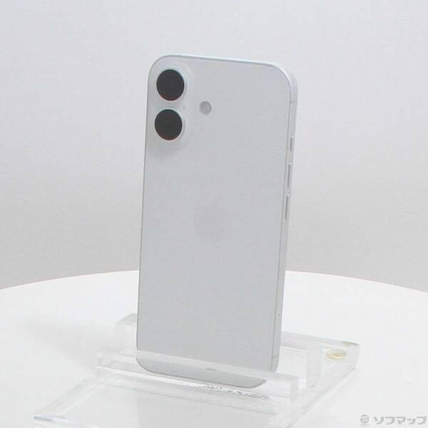 〔中古〕Apple(アップル) iPhone16 128GB ホワイト MYDR3J／A SIMフリー〔198-ud〕 | 