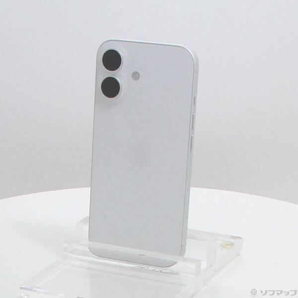 〔中古〕Apple(アップル) iPhone16 128GB ホワイト MYDR3J／A SIMフリー〔344-ud〕 | 