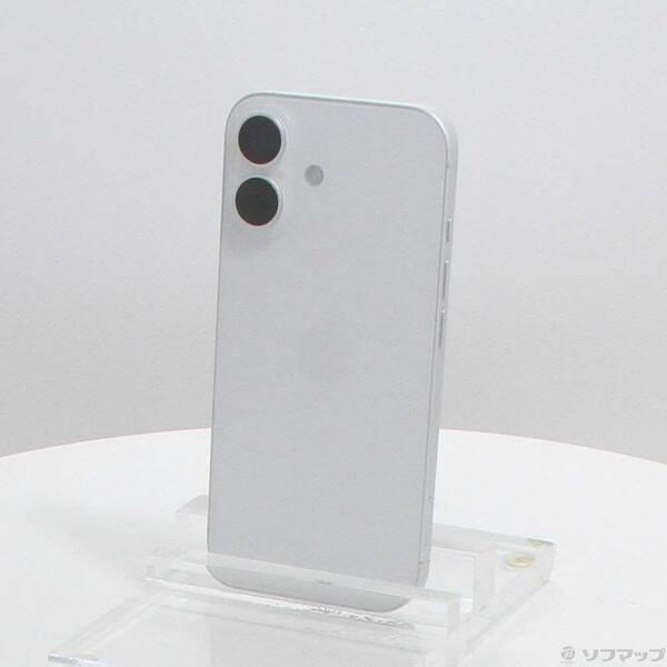 〔中古〕Apple(アップル) iPhone16 128GB ホワイト MYDR3J／A SIMフリー〔251-ud〕 | 