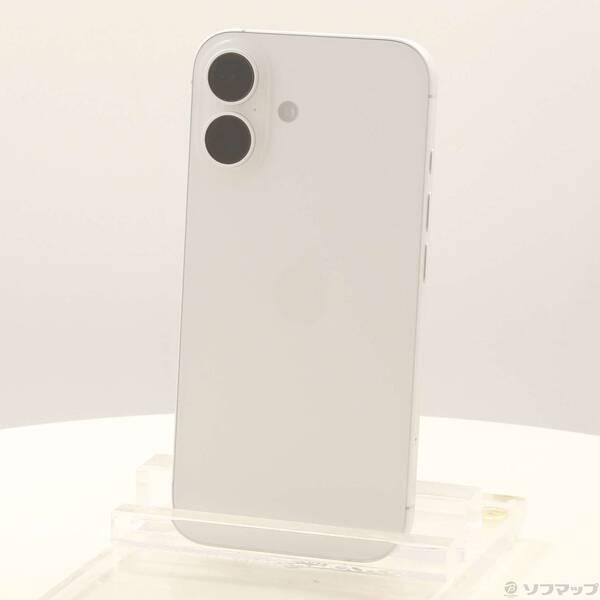 〔中古〕Apple(アップル) iPhone16 128GB ホワイト MYDR3J／A SIMフリー〔377-ud〕 | 