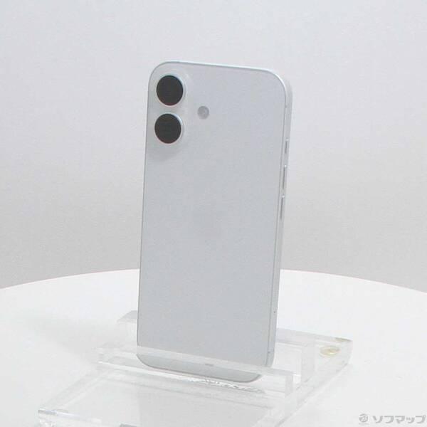 〔中古〕Apple(アップル) iPhone16 128GB ホワイト MYDR3J／A SIMフリー〔371-ud〕 | 