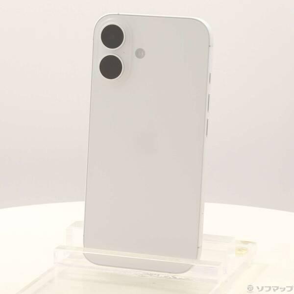 〔中古〕Apple(アップル) iPhone16 128GB ホワイト MYDR3J／A SIMフリー〔352-ud〕 | 
