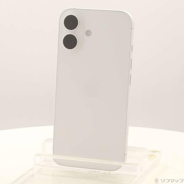 〔中古〕Apple(アップル) iPhone16 128GB ホワイト MYDR3J／A SIMフリー〔305-ud〕 | 