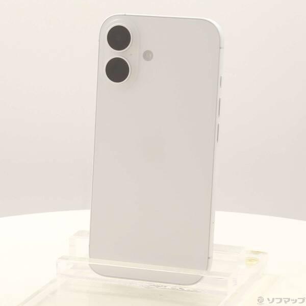 〔中古〕Apple(アップル) iPhone16 128GB ホワイト MYDR3J／A SIMフリー〔295-ud〕 | 