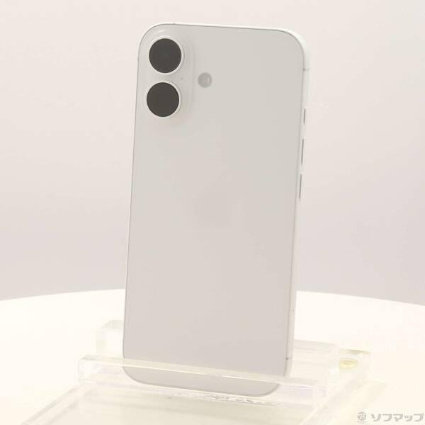 〔中古〕Apple(アップル) iPhone16 128GB ホワイト MYDR3J／A SIMフリー〔349-ud〕 | 