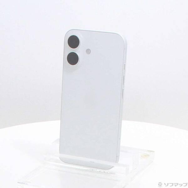 〔中古〕Apple(アップル) iPhone16 128GB ホワイト MYDR3J／A SIMフリー〔377-ud〕 | 