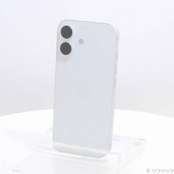 〔中古〕Apple(アップル) iPhone16 128GB ホワイト MYDR3J／A SIMフリー〔198-ud〕 | 