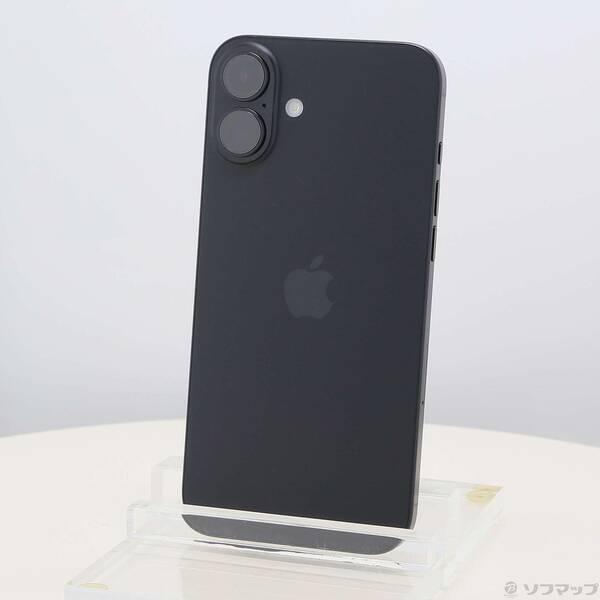 〔中古〕Apple(アップル) iPhone16 Plus 128GB ブラック MXVA3J／A SIMフリー〔196-ud〕 | 