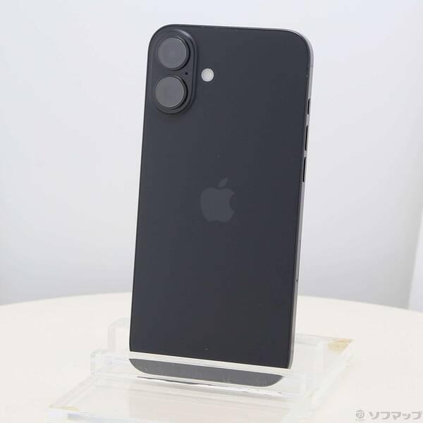 〔中古〕Apple(アップル) iPhone16 Plus 128GB ブラック MXVA3J／A SIMフリー〔262-ud〕 | 