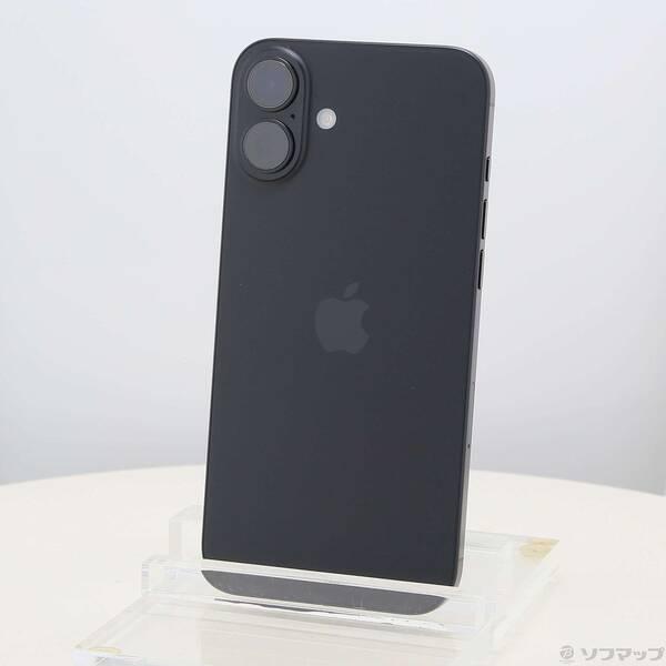 〔中古〕Apple(アップル) iPhone16 Plus 128GB ブラック MXVA3J／A SIMフリー〔269-ud〕 | 