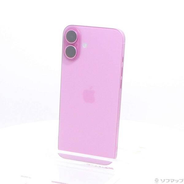 〔中古〕Apple(アップル) iPhone16 Plus 128GB ピンク MXVD3J／A SIMフリー〔251-ud〕 | 